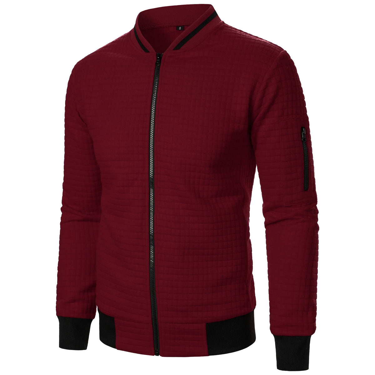 The Harlow Cotton Cardigan for Men – Tailored with Zip