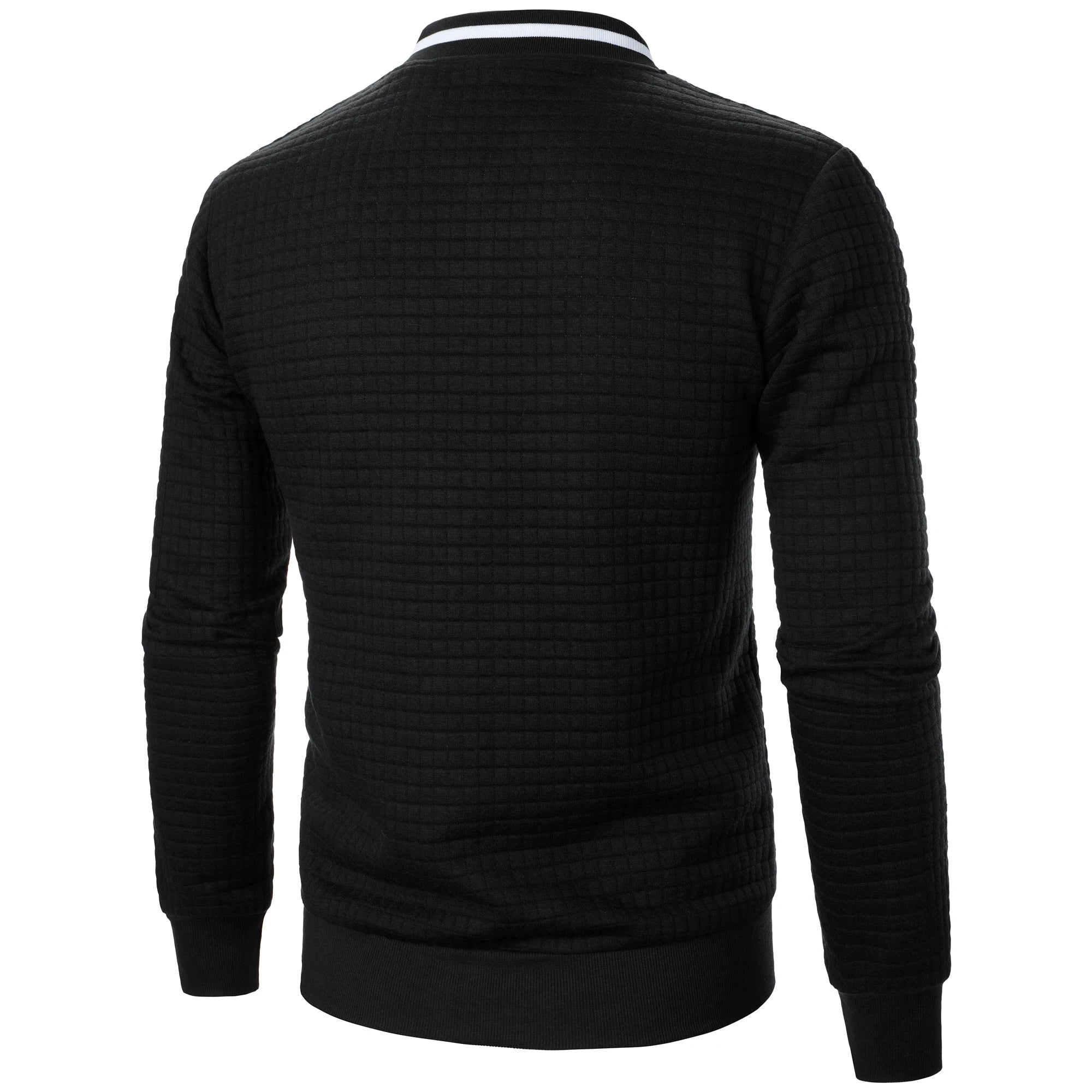 The Harlow Cotton Cardigan for Men – Tailored with Zip