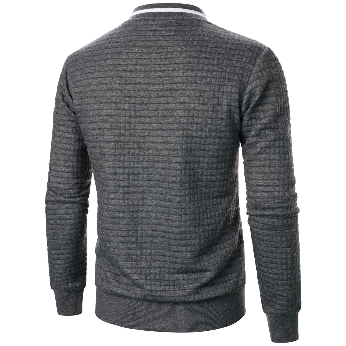 The Harlow Cotton Cardigan for Men – Tailored with Zip