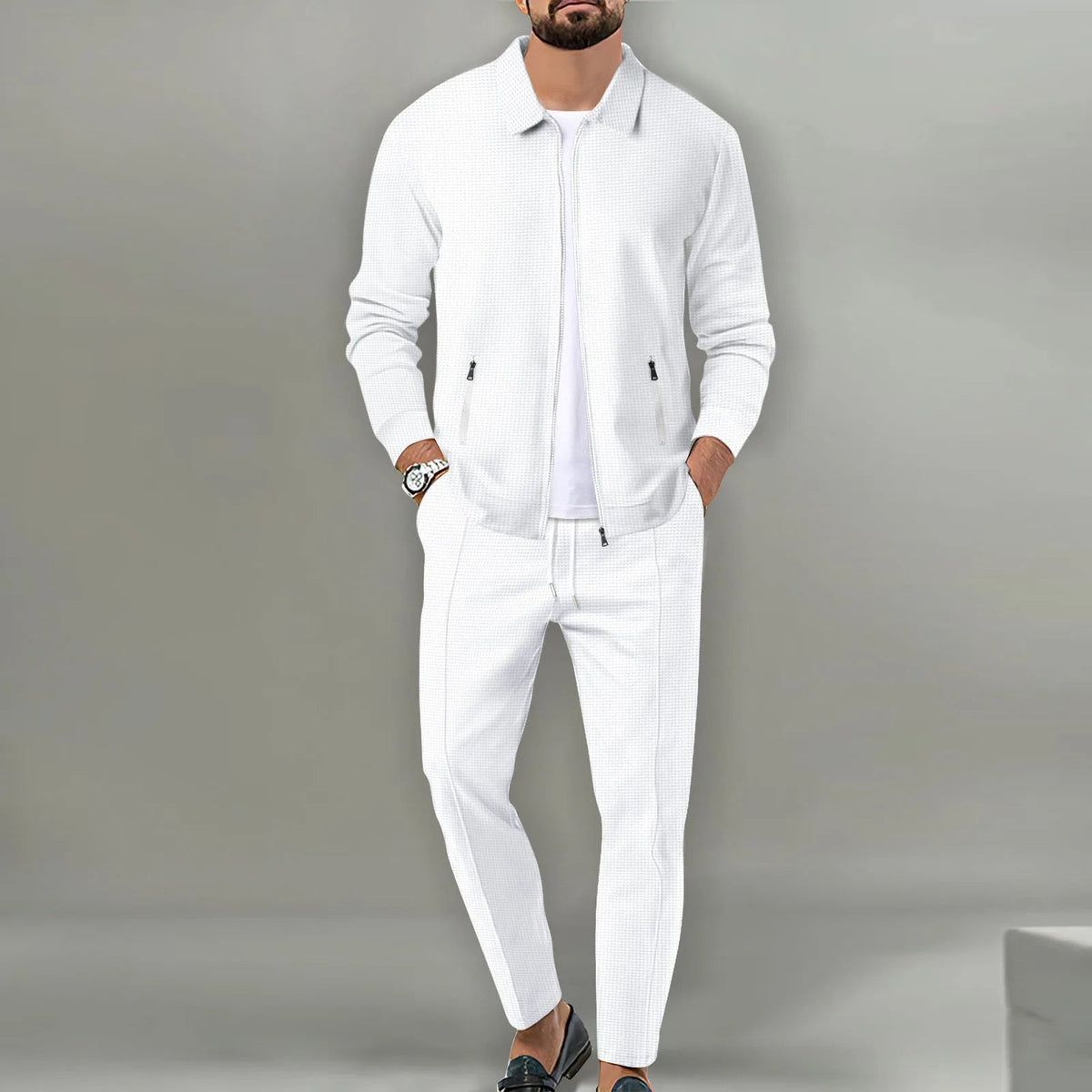 The Cornwall Linen Set – Jacket & Trousers for Men