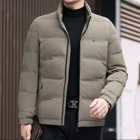 Ladrian | Men’s Lightweight Puffer Jacket with Stand-Up Collar & Padded Design