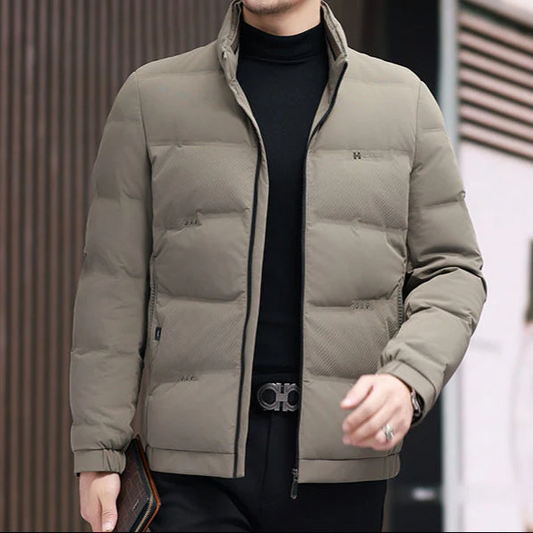 Ladrian | Men’s Lightweight Puffer Jacket with Stand-Up Collar & Padded Design
