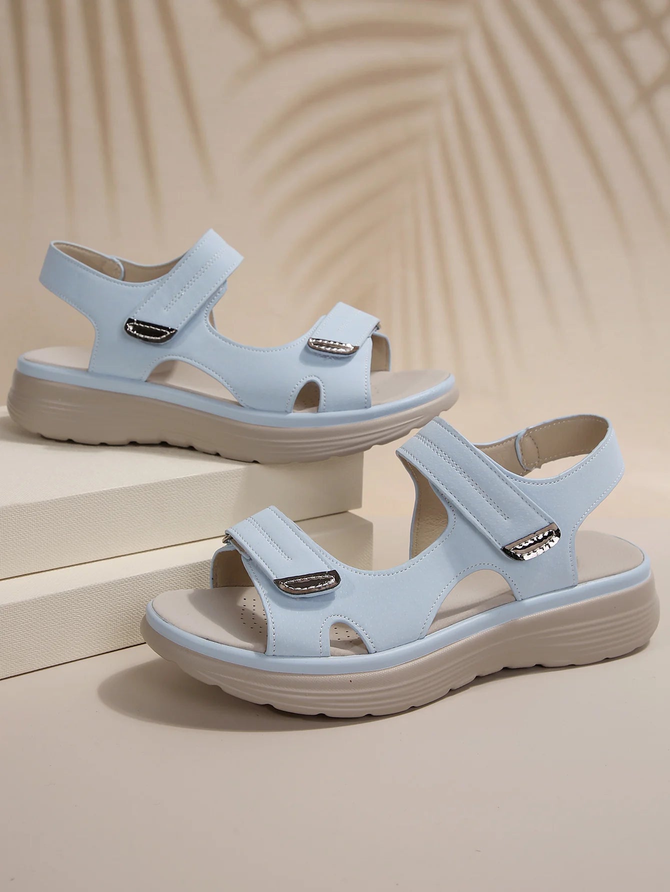 Lavinia | Women's Orthopedic Velcro Strap Classic Summer Sandals for Comfort and Support