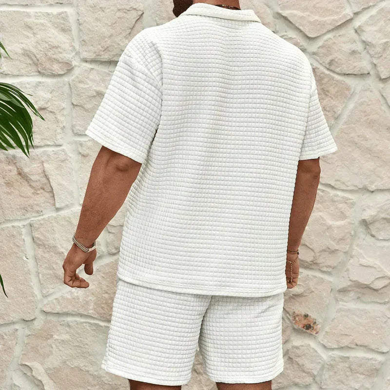 The Redford Co Ord Set - Polo & Shorts for Men