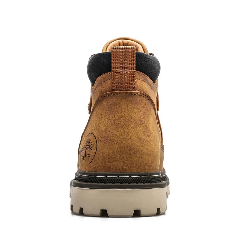 Somerton | Men’s Lace-Up Ankle Boots with Rugged Outsole & Padded Collar