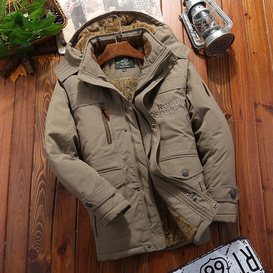 Lorvan | Men’s Modern Winter Parka with Fleece Lining & Adjustable Hood