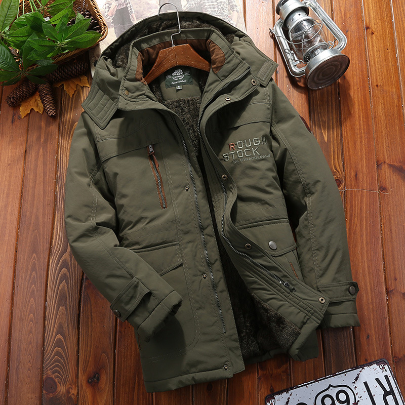 Lorvan | Men’s Modern Winter Parka with Fleece Lining & Adjustable Hood
