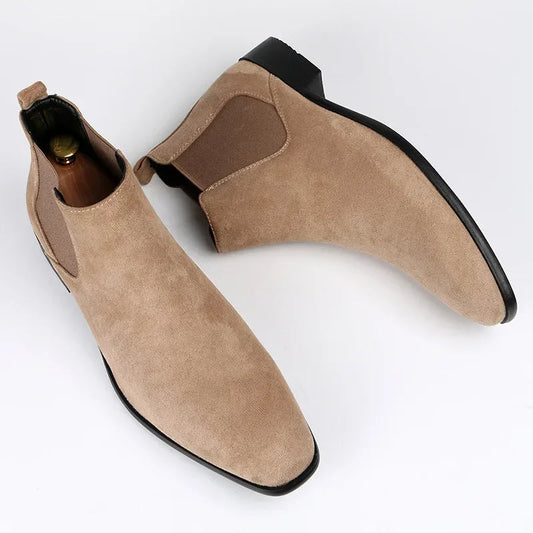 Rochester | Men’s Chelsea Boots with Pointed Toe & Sleek Slip-On Design