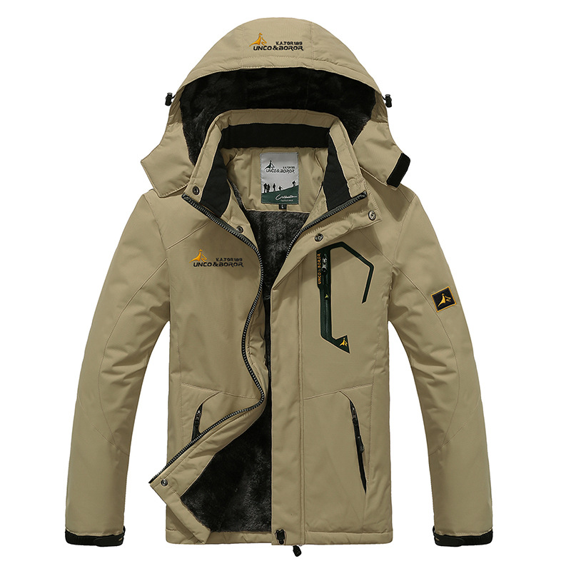 Emerion | Men’s Winter Parka with Fleece Lining, Windproof & Water-Repellent