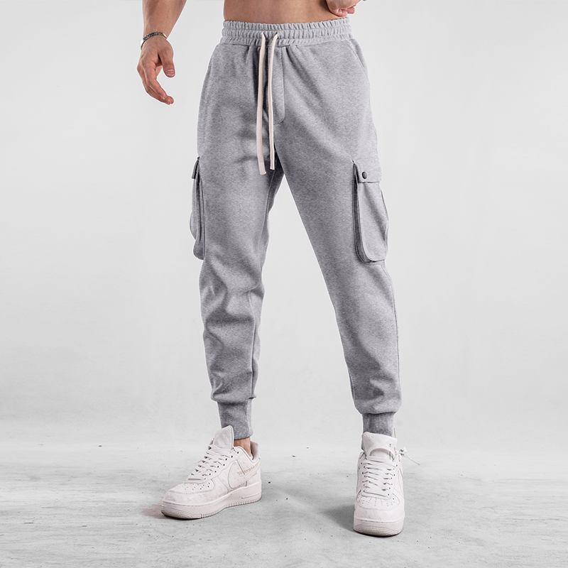 Elvin | Men's Cargo Jogging Pants with Drawstring Waist & Pockets – Comfort & Flexibility