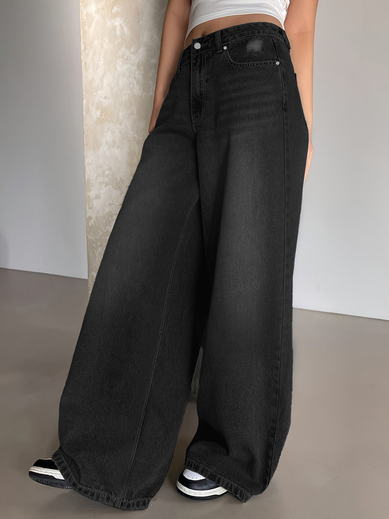 Sandra | Women’s Baggy Jeans High Waist Wide Leg Loose Fit