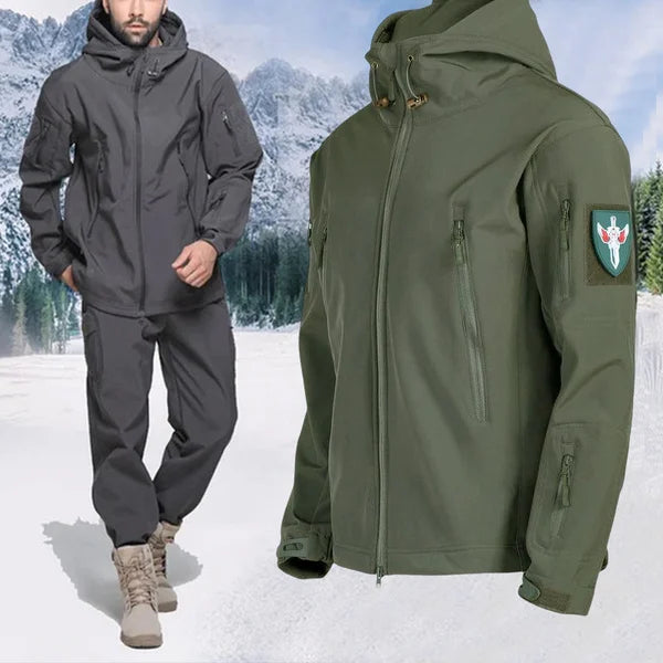 Otis | Men's Tactical Hooded Weatherproof Jacket with Multi-Zip Pockets