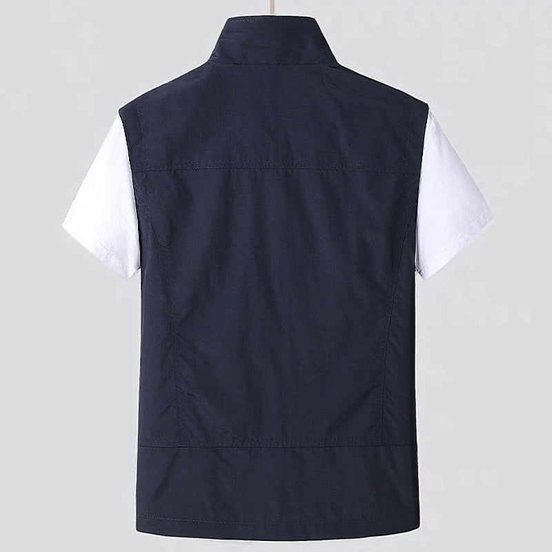 Austin | Men’s Outdoor Vest with Full Zip, Multiple Pockets, Breathable & Quick-Drying