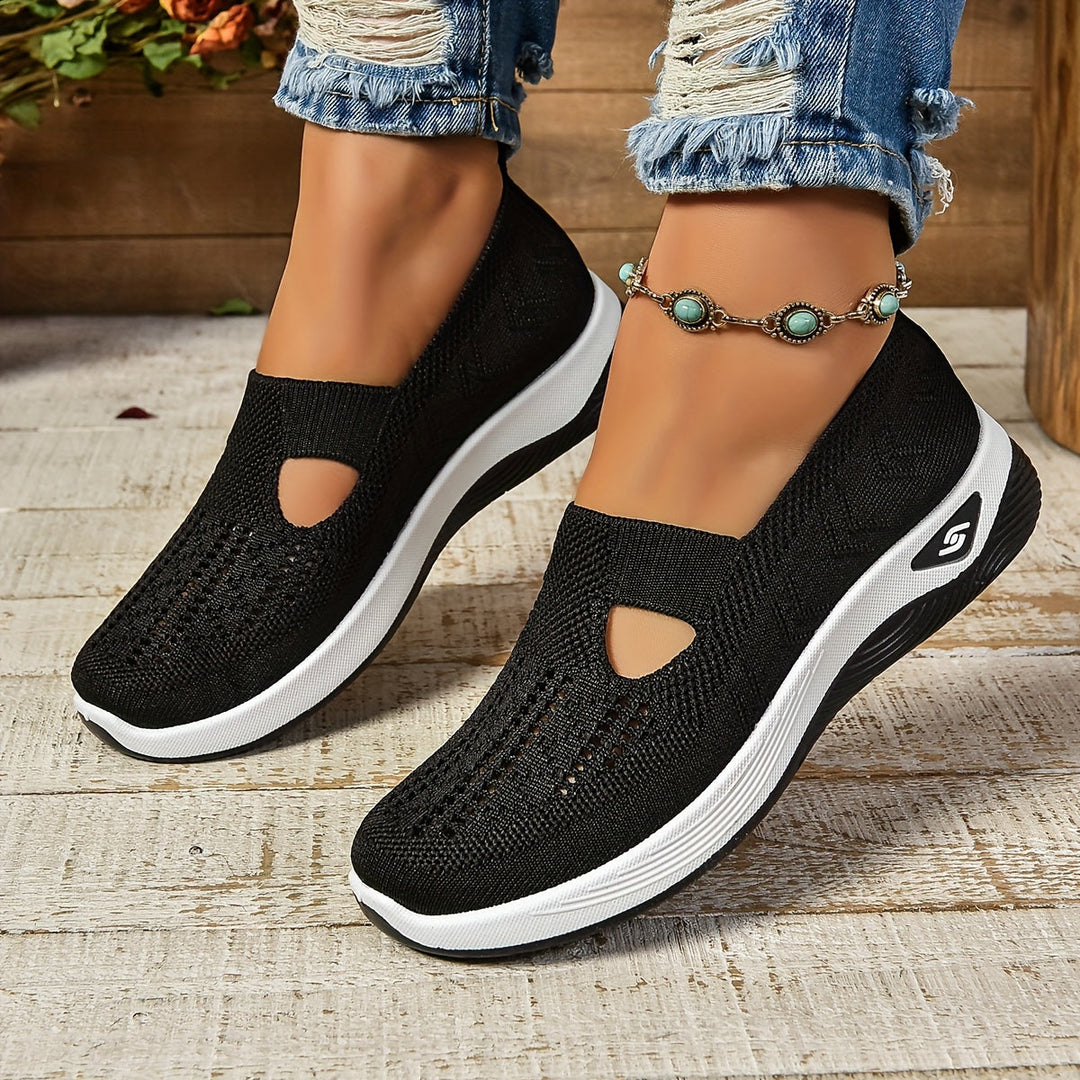 Hannah | Women's Breathable Stretchable Slip-On Sneakers – Comfortable & Stylish