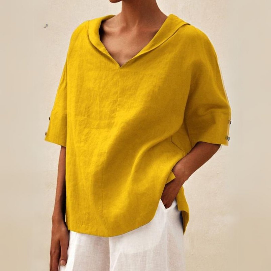 Amelia | Women's Loose Fit Linen Shirt for Summer