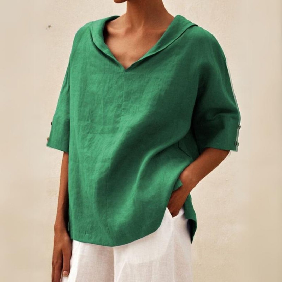 Amelia | Women's Loose Fit Linen Shirt for Summer