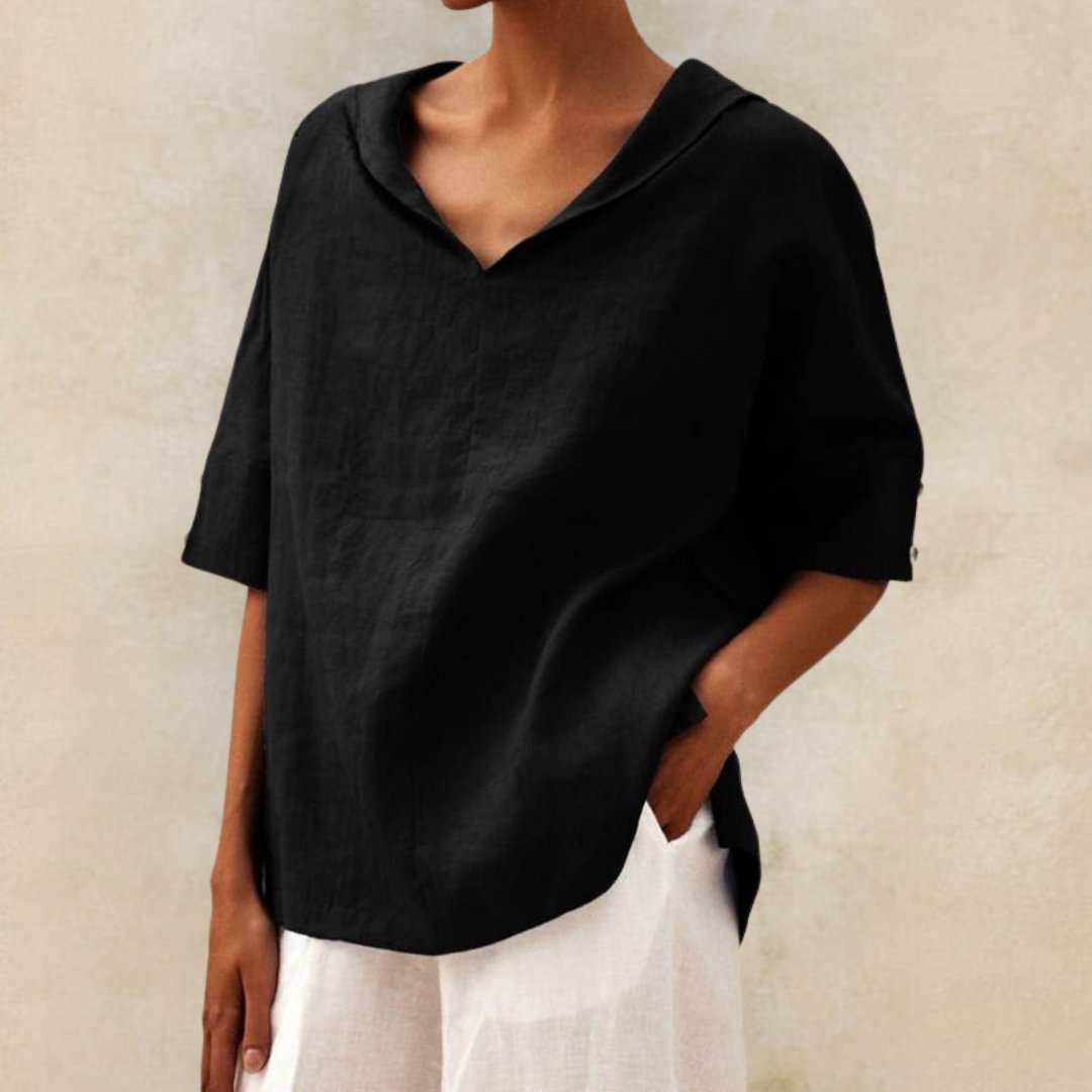 Amelia | Women's Loose Fit Linen Shirt for Summer