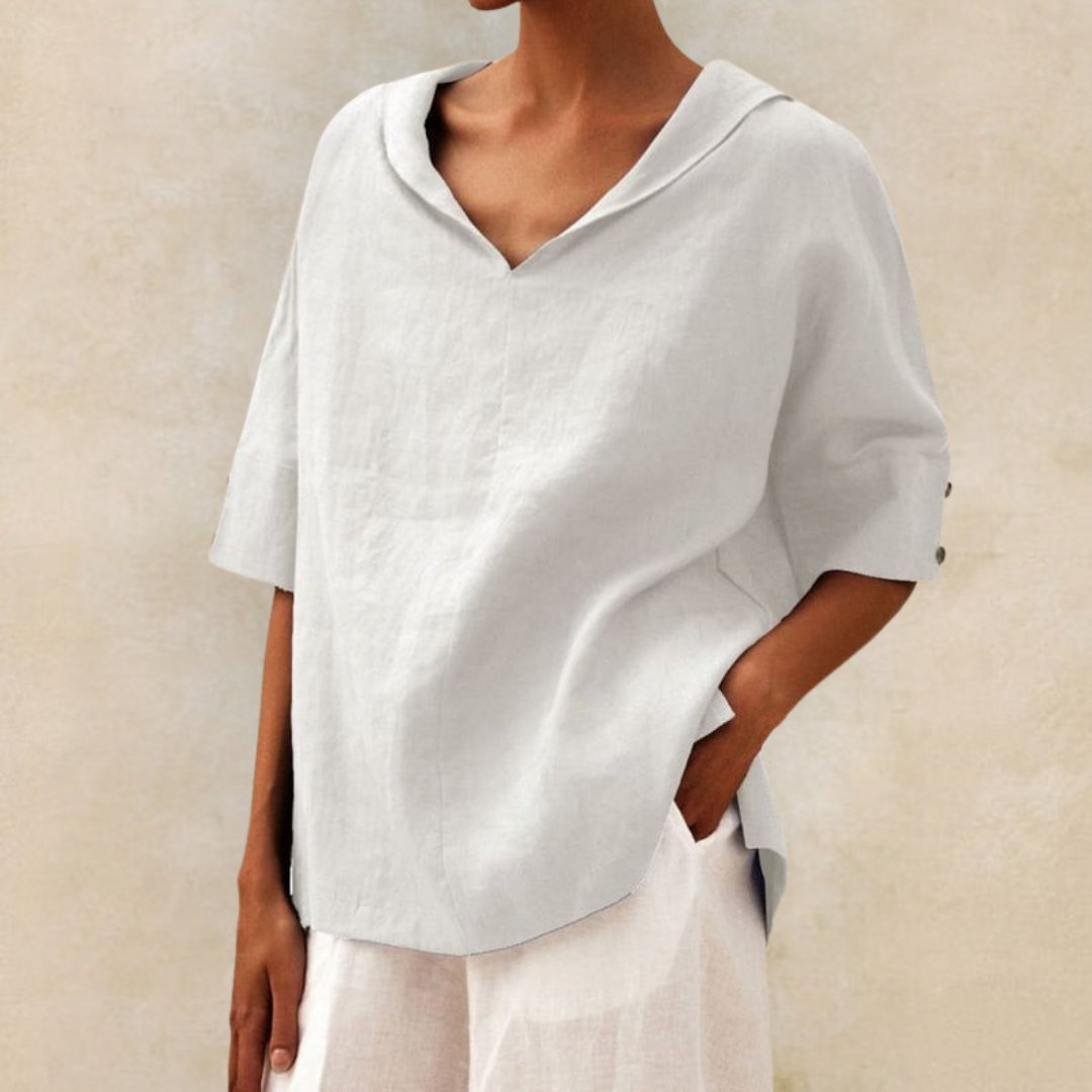Amelia | Women's Loose Fit Linen Shirt for Summer
