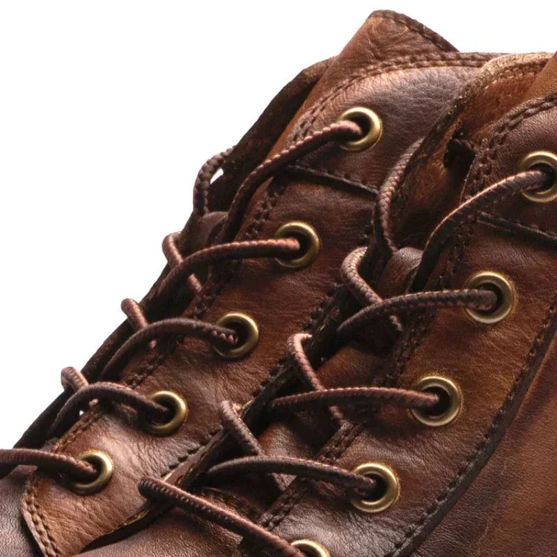 Buckminster | Men’s Vintage Lace-Up Ankle Boots with Rugged Design