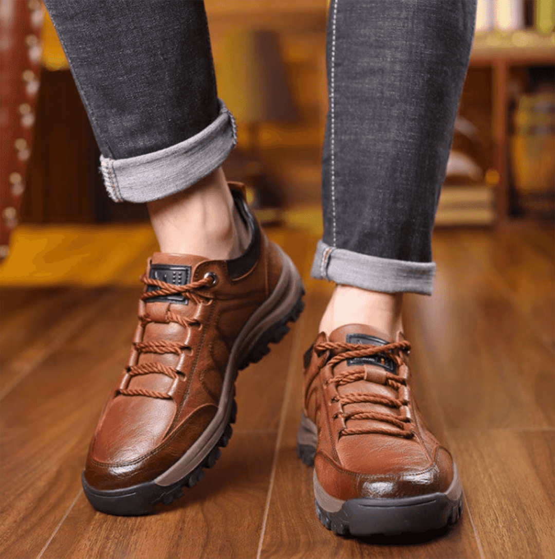 Armin | Men's Premium Lace-Up Sneakers – Robust and Comfortable Everyday Shoes