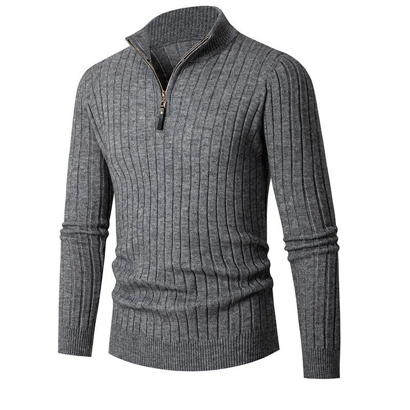 The Oslo Quarter Zip Jumper for Men - Old Money