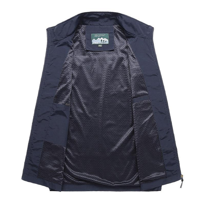 Austin | Men’s Outdoor Vest with Full Zip, Multiple Pockets, Breathable & Quick-Drying