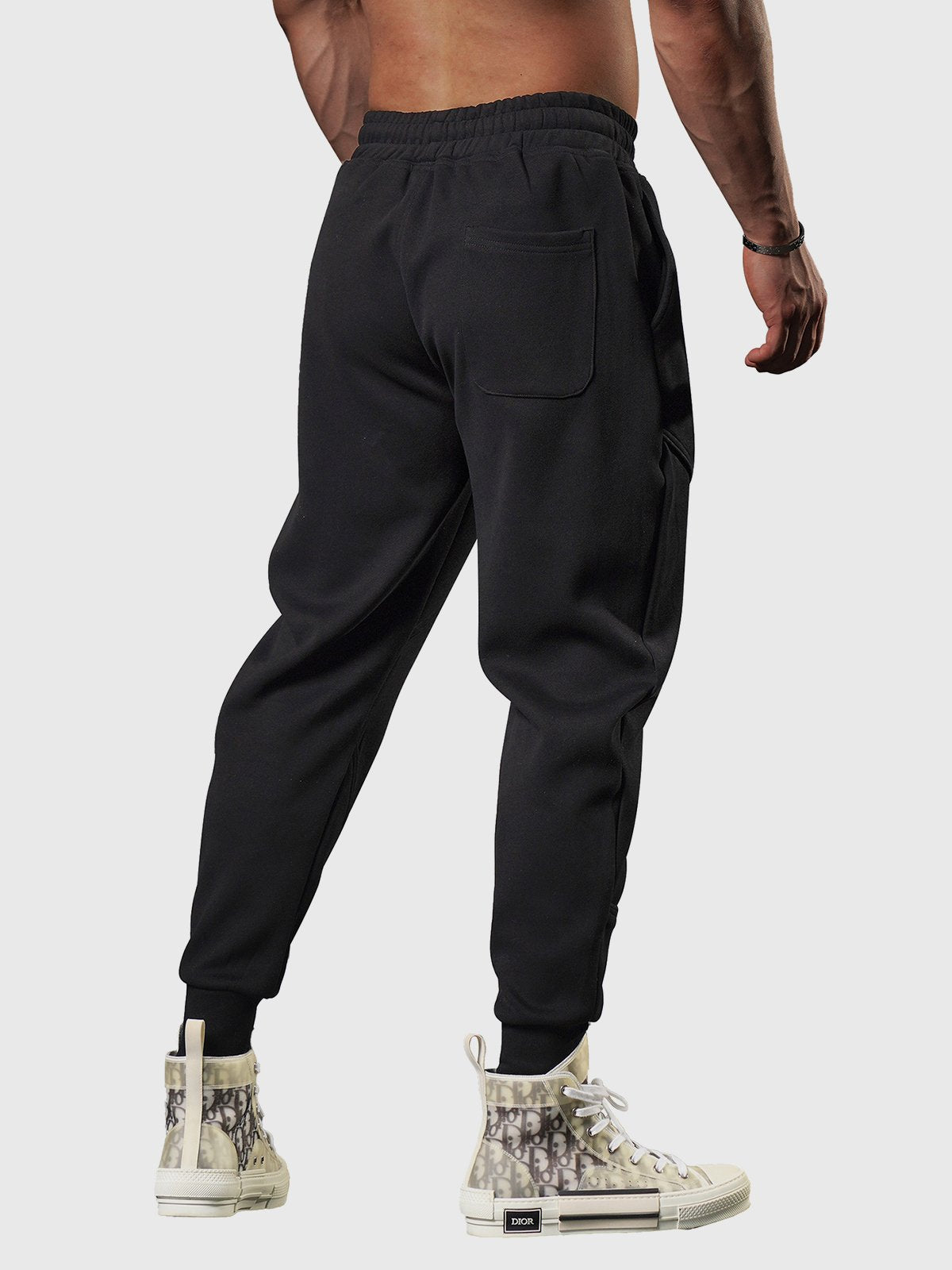 Manuel | Men's High-Waist Joggers with Side Pockets and Adjustable Drawstring – Style and Comfort for Everyday Wear