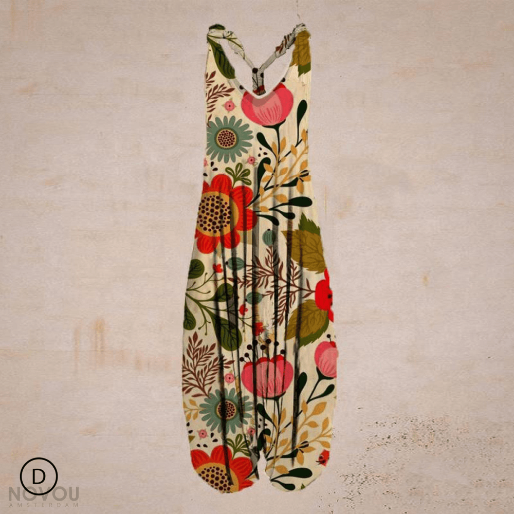 Ophelia | Women's Bohemian Print Airy Summer Jumpsuit