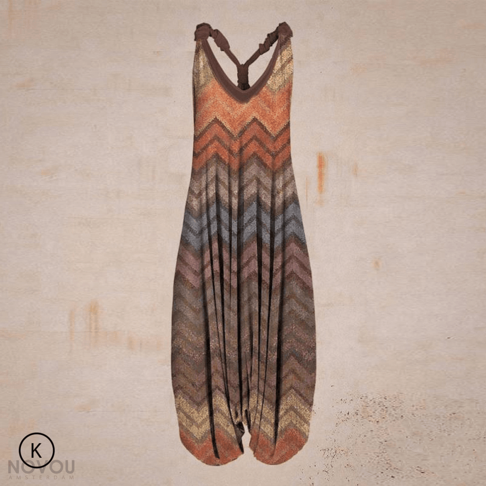Ophelia | Women's Bohemian Print Airy Summer Jumpsuit
