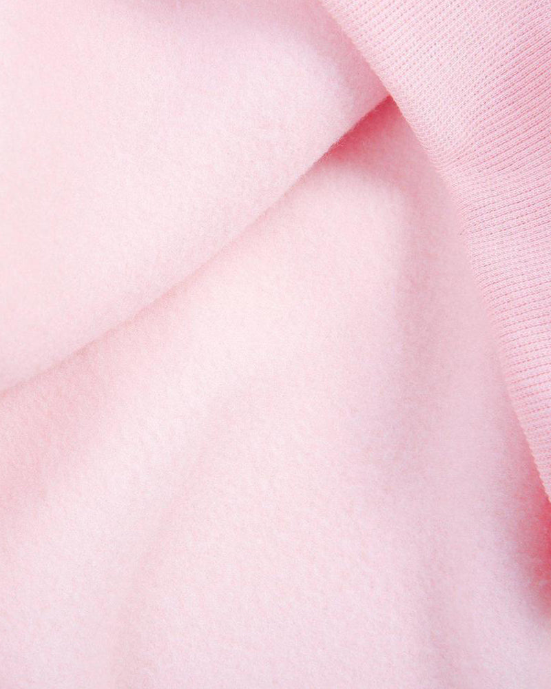 Carina | Women’s Pink Partial Buttoned Drawstring Hoodie Jacket