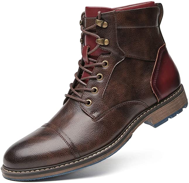 Ilmar | Men's Handcrafted Premium Oxford Boots with Lace-Up & Side Zipper