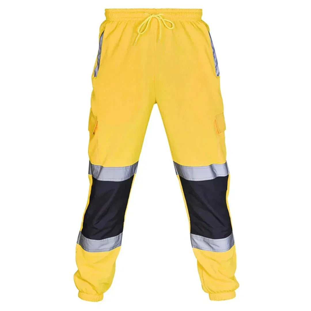 Ortwin | Men's Reflective High Visibility Work Trousers with Safety Stripes