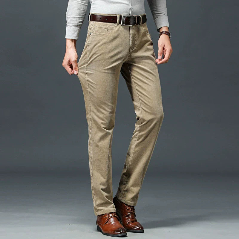 Ainsworth | Men’s Slim Fit Work Trousers with Stretch and Tailored Look