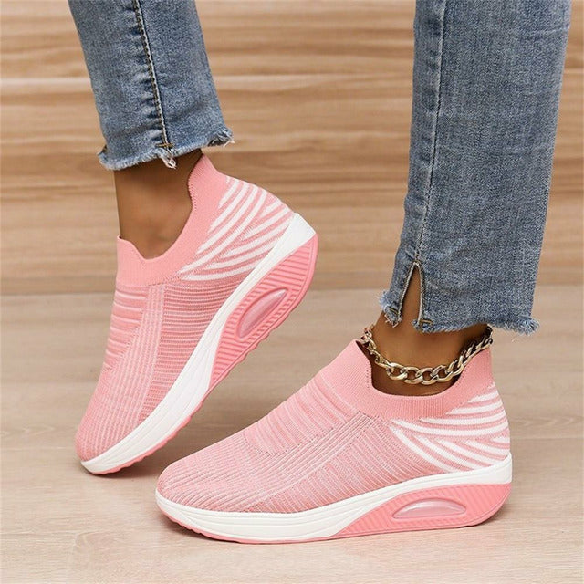 Vespera | Women's Slip-On Laceless Sock-Style Comfortable Sneakers