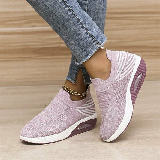 Vespera | Women's Slip-On Laceless Sock-Style Comfortable Sneakers