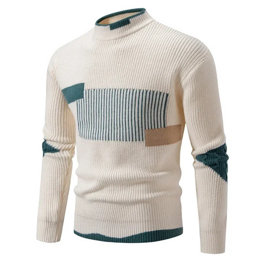 Isidor | Men's Stylish Modern Knit Sweater with Bold Patterns