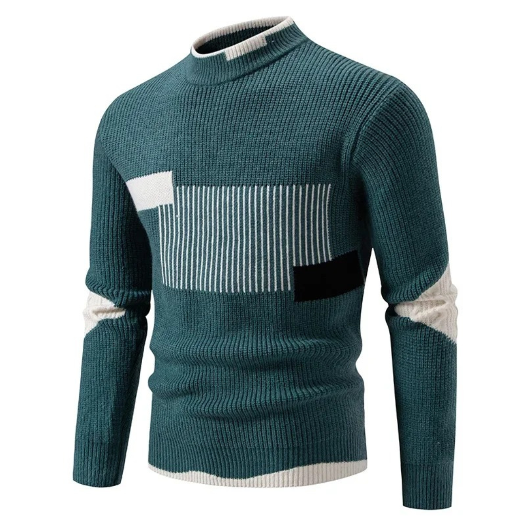 Isidor | Men's Stylish Modern Knit Sweater with Bold Patterns