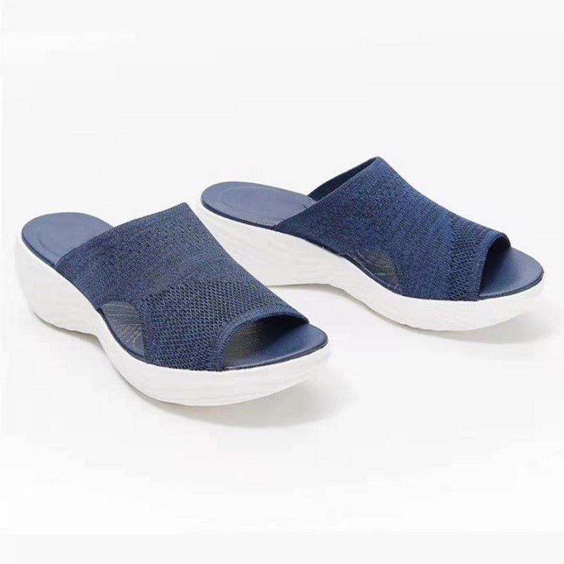 Pandora | Women's Slip-On Platform Summer Slippers – Stylish & Comfortable Everyday Footwear