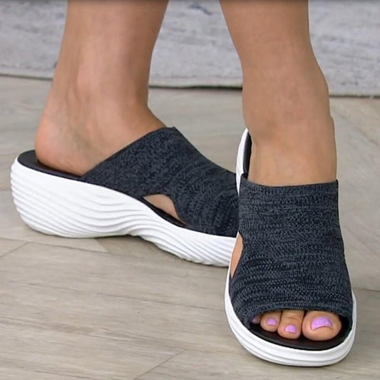 Pandora | Women's Slip-On Platform Summer Slippers – Stylish & Comfortable Everyday Footwear