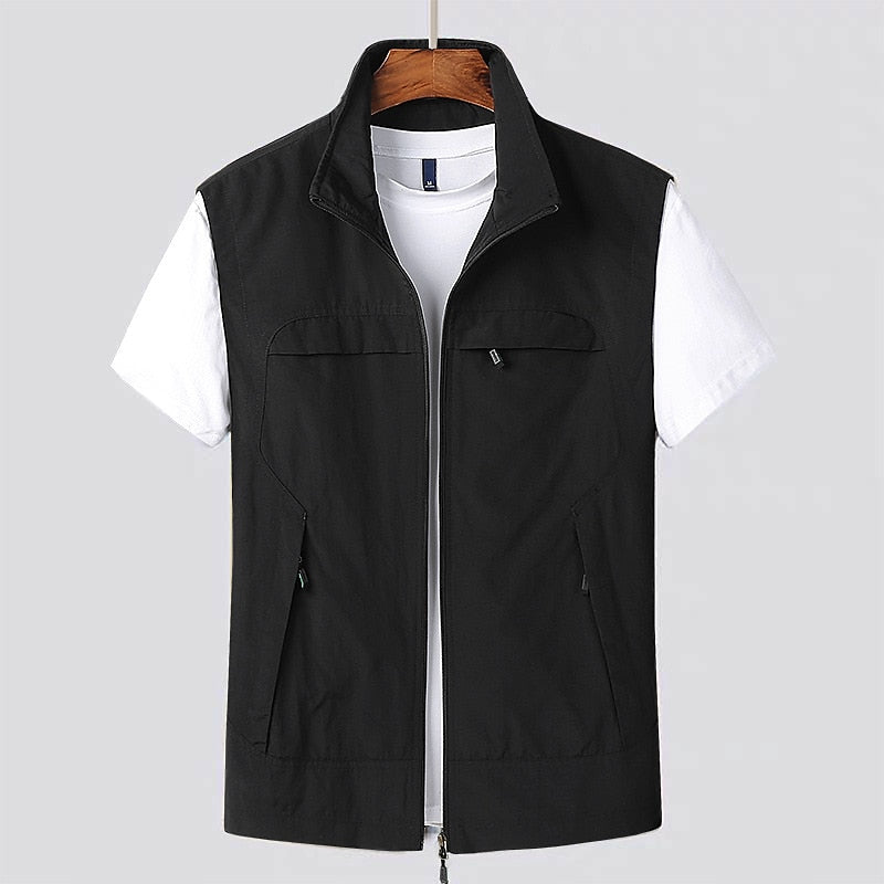 Austin | Men’s Outdoor Vest with Full Zip, Multiple Pockets, Breathable & Quick-Drying